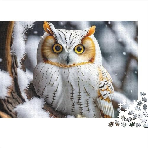 Owl Puzzles Für Erwachsene 300 Teile Puzzles Für Erwachsene Puzzles 300 Teile Für Erwachsene Anspruchsvolles Spiel 300pcs (40x28cm) von CPXSEMAZA