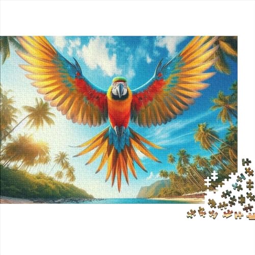 Parrot Puzzle, 1000 Teile Puzzle, Erwachsene Puzzle, Einzigartiges Puzzle, Familienpuzzle, Denkspiel 1000pcs (75x50cm) von CPXSEMAZA