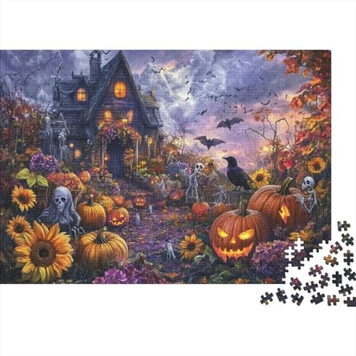 Puzzle 1000 Teile Für Erwachsene Puzzle Für Erwachsene 1000 Teile Halloween Theme Puzzle-Lernspiele Pumpkins Heimdekorations-Puzzle 1000 Teile 1000pcs (75x50cm) von CPXSEMAZA