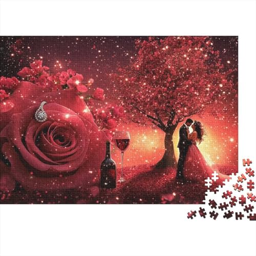 Puzzle 1000 Teile Für Erwachsene Puzzle Für Erwachsene 1000 Teile Happy Valentine's Day. Puzzle-Lernspiele Romantic Roses Heimdekorations-Puzzle 1000 Teile 1000pcs (75x50cm) von CPXSEMAZA