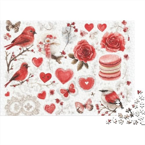 Puzzle 1000 Teile Für Erwachsene Puzzle Für Erwachsene 1000 Teile Valentine's Day Gift Puzzle-Lernspiele Romantic Roses Heimdekorations-Puzzle 1000 Teile 1000pcs (75x50cm) von CPXSEMAZA