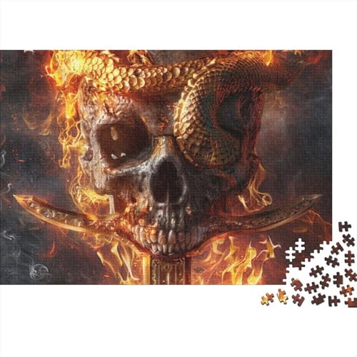 Puzzle 300 Teile Für Erwachsene Skeleton Puzzle-Spielzeug Als Pädagogisches Geschenk Für Jugendliche Und Kinder 300pcs (40x28cm) von CPXSEMAZA