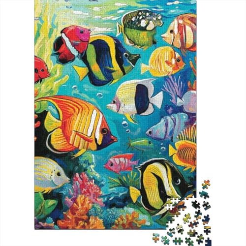 Puzzle Für Erwachsene, 1000-teiliges Puzzle Colorful Fish Puzzles 1000 Teile Anspruchsvolle Puzzles Für Erwachsene 1000pcs (75x50cm) von CPXSEMAZA