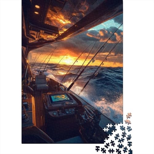 Puzzle Für Erwachsene, 1000-teiliges Puzzle Fishing Theme Puzzles 1000 Teile Anspruchsvolle Puzzles Für Erwachsene 1000pcs (75x50cm) von CPXSEMAZA