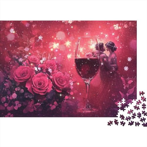 Puzzle Für Erwachsene 1000 Teile Valentine's Day Theme Puzzle Für Erwachsene, Lernspiel Herausforderungsspielzeug, 1000 Teile Romantic Rose Puzzles Für Erwachsene Und Kinder 1000pcs (75x50cm) von CPXSEMAZA