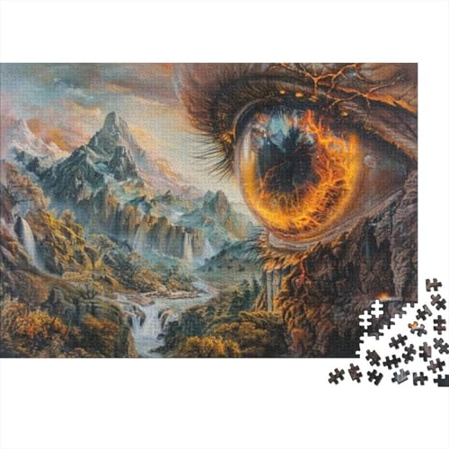 Puzzle Für Erwachsene Eye of God 1000 Teile Für Erwachsene Geschenke Holzpuzzle Geeignet Für Kinder Ab 12 Jahren Tolles Geschenk Für Erwachsene 1000pcs (75x50cm) von CPXSEMAZA