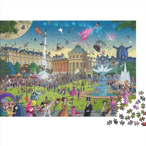 Puzzle Für Erwachsene London Square 1000 Teile Für Erwachsene Geschenke Holzpuzzle Geeignet Für Kinder Ab 12 Jahren Tolles Geschenk Für Erwachsene 1000pcs (75x50cm) von CPXSEMAZA