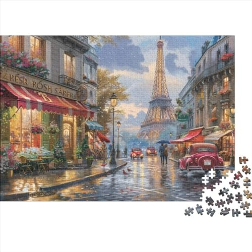 Puzzle Für Erwachsene Romantic Paris 1000 Teile Für Erwachsene Geschenke Holzpuzzle Geeignet Für Kinder Ab 12 Jahren Tolles Geschenk Für Erwachsene 1000pcs (75x50cm) von CPXSEMAZA