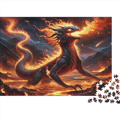 Puzzle Für Erwachsene Salamander 300 Teile Für Erwachsene Geschenke Holzpuzzle Geeignet Für Kinder Ab 12 Jahren Tolles Geschenk Für Erwachsene 300pcs (40x28cm) von CPXSEMAZA