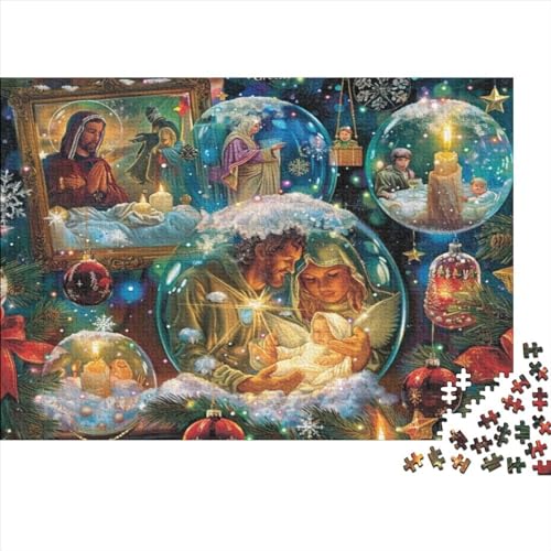 Puzzles 1000 Teile Für Erwachsene Christmas Eve Puzzle Lernspiele Heimdekoration Puzzle 1000pcs (75x50cm) von CPXSEMAZA