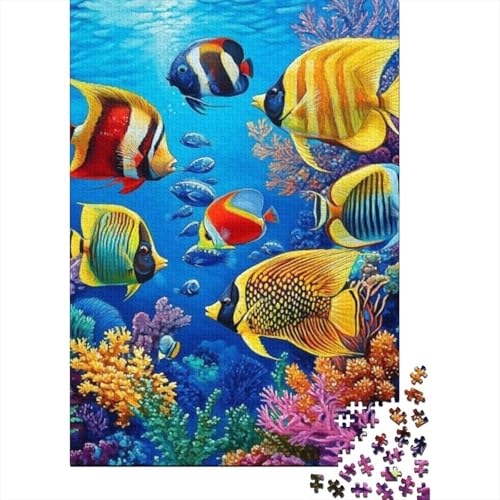 Puzzles 1000 Teile Für Erwachsene Colorful Fish Puzzles Mit 1000 Teilen, Komplexe Puzzles Für Erwachsene 1000pcs (75x50cm) von CPXSEMAZA