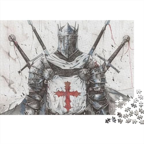 Puzzles 1000 Teile Für Erwachsene Crusader 1000-teilige Puzzles, Familienaktivitätspuzzles, Lernspiele 1000pcs (75x50cm) von CPXSEMAZA