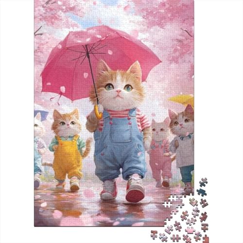 Puzzles 1000 Teile Für Erwachsene Cute Kitten 1000-teiliges Puzzle Für Erwachsene, Lernspiele 1000pcs (75x50cm) von CPXSEMAZA