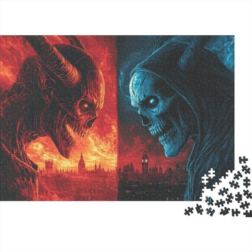 Puzzles 1000 Teile Für Erwachsene Demon 1000-teilige Puzzles, Familienaktivitätspuzzles, Lernspiele 1000pcs (75x50cm) von CPXSEMAZA