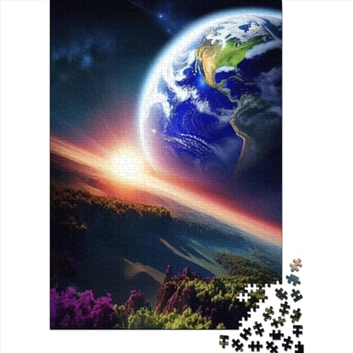 Puzzles 1000 Teile Für Erwachsene Earth 1000-teiliges Puzzle Lernspiele Heimdekorationspuzzle 1000pcs (75x50cm) von CPXSEMAZA