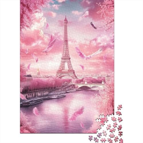 Puzzles 1000 Teile Für Erwachsene Eiffel Tower 1000-teiliges Puzzle Lernspiele Heimdekorationspuzzle 1000pcs (75x50cm) von CPXSEMAZA