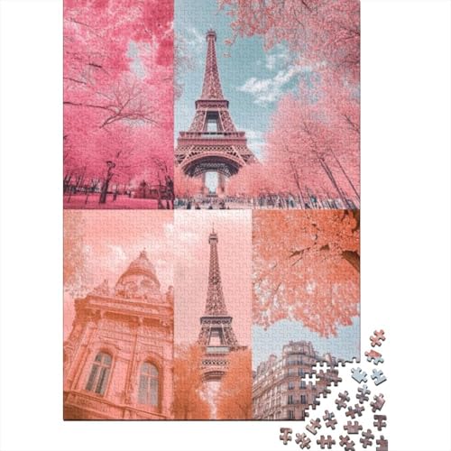 Puzzles 1000 Teile Für Erwachsene Eiffel Tower 1000-teiliges Puzzle. Spielzeug Zum Stressabbau 1000pcs (75x50cm) von CPXSEMAZA