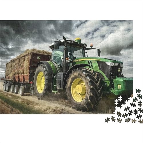 Puzzles 1000 Teile Für Erwachsene Farm Tractor 1000-teiliges Puzzle Lernspiele Heimdekorationspuzzle 1000pcs (75x50cm) von CPXSEMAZA