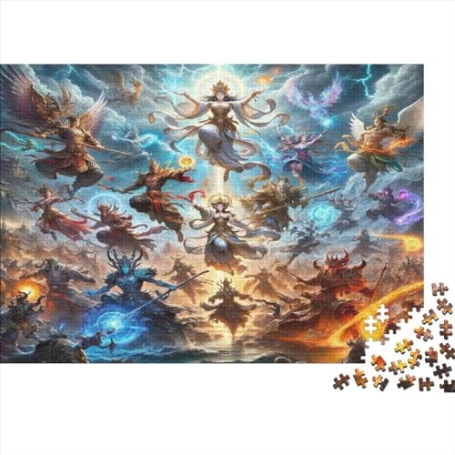 Puzzles 1000 Teile Für Erwachsene God's War 1000-teiliges Puzzle Lernspiele Heimdekorationspuzzle 1000pcs (75x50cm) von CPXSEMAZA