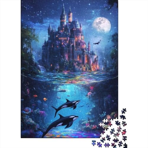 Puzzles 1000 Teile Für Erwachsene Killer Whale 1000-teiliges Puzzle. Spielzeug Zum Stressabbau 1000pcs (75x50cm) von CPXSEMAZA