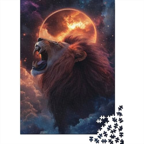 Puzzles 1000 Teile Für Erwachsene Lion Puzzle Mit 1000 Teilen. Anspruchsvolles Spiel 1000pcs (75x50cm) von CPXSEMAZA