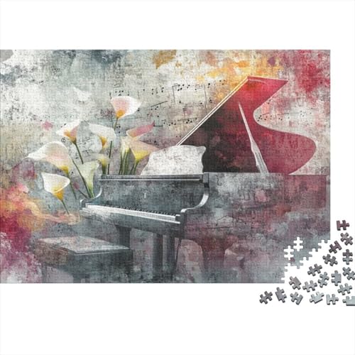 Puzzles 1000 Teile Für Erwachsene Piano Puzzle Lernspiele Heimdekoration Puzzle 1000pcs (75x50cm) von CPXSEMAZA