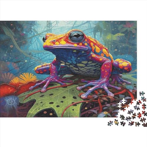 Puzzles 1000 Teile Für Erwachsene Poison Dart Frog 1000-teiliges Puzzle Lernspiele Heimdekorationspuzzle 1000pcs (75x50cm) von CPXSEMAZA