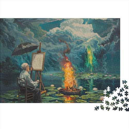 Puzzles 1000 Teile Für Erwachsene Puzzles Für Erwachsene 1000 Teile Puzzle Lernspiele- Art Oil Painting Rätsel 1000pcs (75x50cm) von CPXSEMAZA