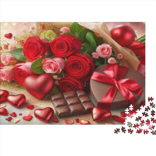 Puzzles 1000 Teile Für Erwachsene Rose Chocolate 1000-teilige Puzzles, Familienaktivitätspuzzles, Lernspiele 1000pcs (75x50cm) von CPXSEMAZA