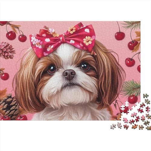 Puzzles 1000 Teile Für Erwachsene Shih Tzu Puppy 1000-teiliges Puzzle Für Erwachsene, Lernspiele 1000pcs (75x50cm) von CPXSEMAZA