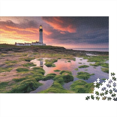 Puzzles 1000 Teile Für Erwachsene St Mary Lighthouse 1000-teiliges Puzzle Lernspiele Heimdekorationspuzzle 1000pcs (75x50cm) von CPXSEMAZA