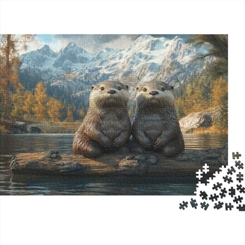 Puzzles 1000 Teile Für Erwachsene Two Otters 1000-teilige Puzzles, Familienaktivitätspuzzles, Lernspiele 1000pcs (75x50cm) von CPXSEMAZA