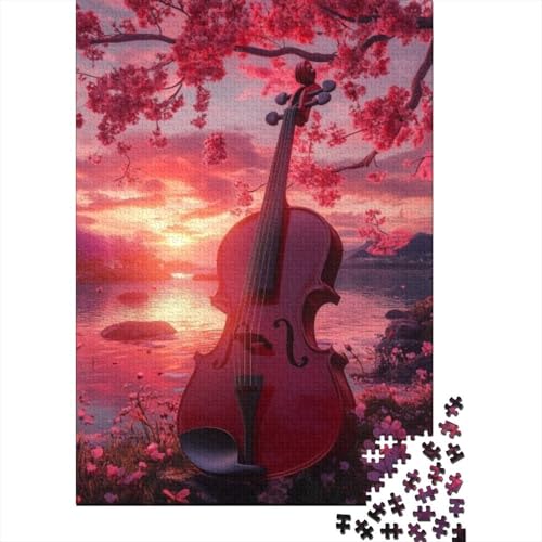 Puzzles 1000 Teile Für Erwachsene Violin 1000-teiliges Puzzle Für Erwachsene, Lernspiele 1000pcs (75x50cm) von CPXSEMAZA