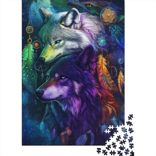 Puzzles 1000 Teile Für Erwachsene Wolf 1000-teilige Puzzles Für Erwachsene 1000pcs (75x50cm) von CPXSEMAZA