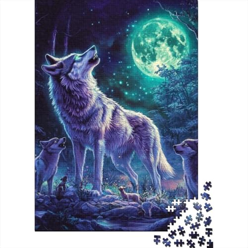 Puzzles 1000 Teile Für Erwachsene Wolf 1000-teiliges Puzzle Für Erwachsene, Lernspiele 1000pcs (75x50cm) von CPXSEMAZA