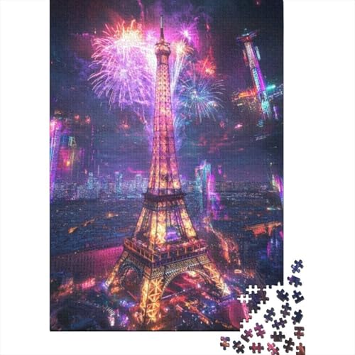 Puzzles 300 Teile Für Erwachsene Eiffel Tower 300-teiliges Puzzle Für Erwachsene, Lernspiele 300pcs (40x28cm) von CPXSEMAZA