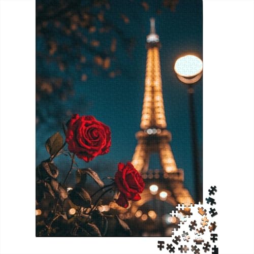 Puzzles 300 Teile Für Erwachsene Eiffel Tower 300-teiliges Puzzle Lernspiele Heimdekorationspuzzle 300pcs (40x28cm) von CPXSEMAZA