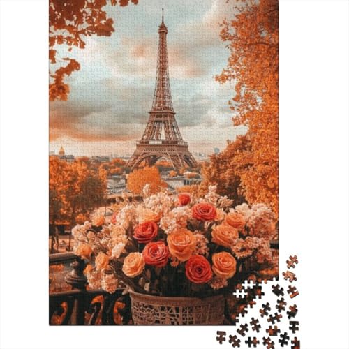 Puzzles 300 Teile Für Erwachsene Eiffel Tower 300-teiliges Puzzle Lernspiele Heimdekorationspuzzle 300pcs (40x28cm) von CPXSEMAZA