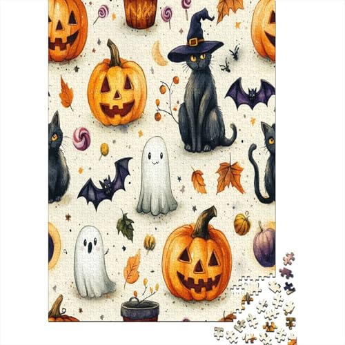 Puzzles 300 Teile Für Erwachsene Halloween Theme 300-teilige Puzzles, Einzigartige Wohndekoration Und Geschenke 300pcs (40x28cm) von CPXSEMAZA