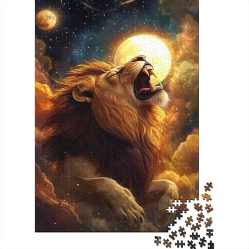 Puzzles 300 Teile Für Erwachsene Lion 300-teilige Puzzles, Einzigartige Wohndekoration Und Geschenke 300pcs (40x28cm) von CPXSEMAZA