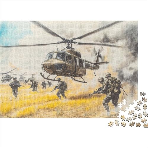 Puzzles 300 Teile Für Erwachsene Military Theme 300-teilige Puzzles, Familienaktivitätspuzzles, Lernspiele 300pcs (40x28cm) von CPXSEMAZA