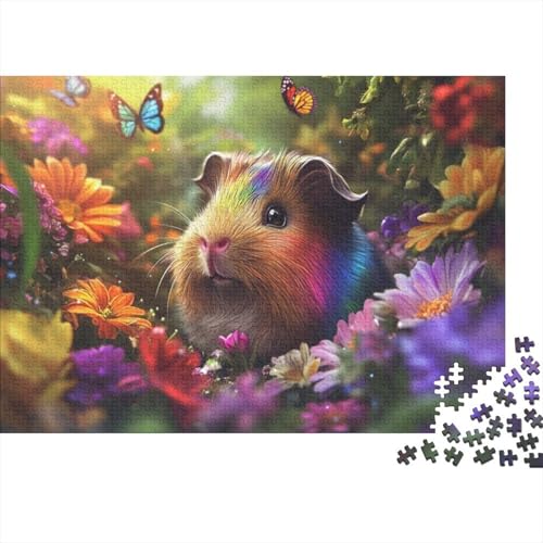 Puzzles 300 Teile Für Erwachsene Puzzles Für Erwachsene 300 Teile Puzzle Lernspiele Cute Guinea Pig Heimdekorationspuzzle 300 Teile 300pcs (40x28cm) von CPXSEMAZA