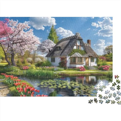 Puzzles 300 Teile Für Erwachsene Puzzles Für Erwachsene 300 Teile Puzzle Lernspiele- Lake House Rätsel 300pcs (40x28cm) von CPXSEMAZA