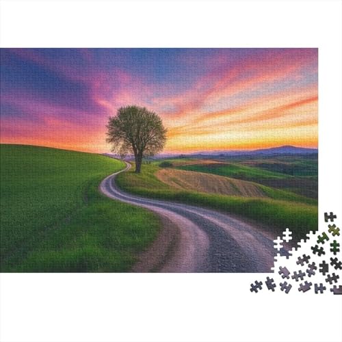 Puzzles 300 Teile Für Erwachsene Rural Scenery 300-teiliges Puzzle Lernspiele Heimdekorationspuzzle 300pcs (40x28cm) von CPXSEMAZA