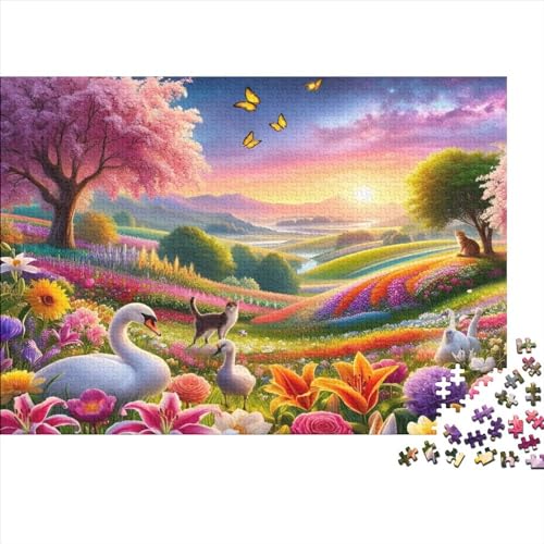 Puzzles 300 Teile Für Erwachsene Sunrise Stories 300-teiliges Puzzle Lernspiele Heimdekorationspuzzle 300pcs (40x28cm) von CPXSEMAZA