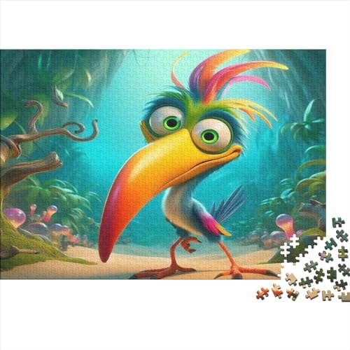 Puzzles 300 Teile Für Erwachsene Toucan 300-teilige Puzzles, Familienaktivitätspuzzles, Lernspiele 300pcs (40x28cm) von CPXSEMAZA