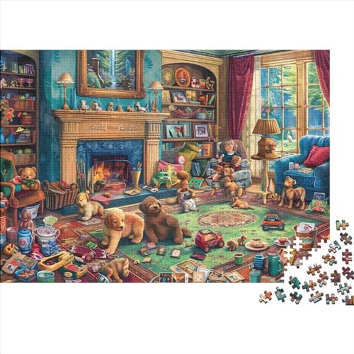 Puzzles 300 Teile Für Erwachsene Toy House 300-teiliges Puzzle Lernspiele Heimdekorationspuzzle 300pcs (40x28cm) von CPXSEMAZA