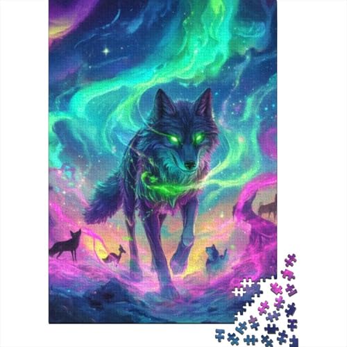 Puzzles 300 Teile Für Erwachsene Wolf 300-teiliges Puzzle Für Erwachsene, Lernspiele 300pcs (40x28cm) von CPXSEMAZA