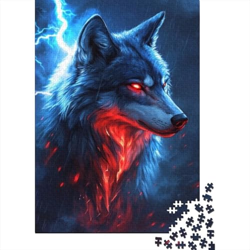 Puzzles 300 Teile Für Erwachsene Wolf 300-teiliges Puzzle Für Erwachsene, Lernspiele 300pcs (40x28cm) von CPXSEMAZA