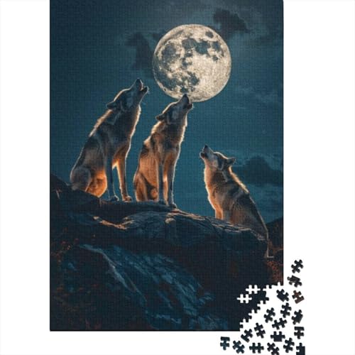 Puzzles 300 Teile Für Erwachsene Wolf Puzzles 300 Teile Familien-Puzzlespielzeug 300pcs (40x28cm) von CPXSEMAZA